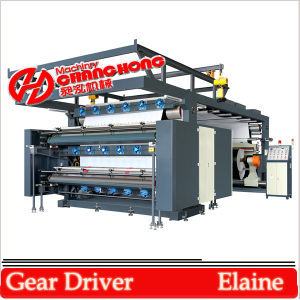 4 Colour High Speed Flexographic Printing Machine Helical Gear