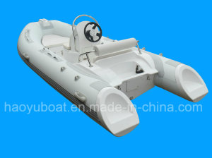 New Model 4m Rigid Inflatable Boat Rib390c Rubber Boat Hypalon with CE Fishing Boat